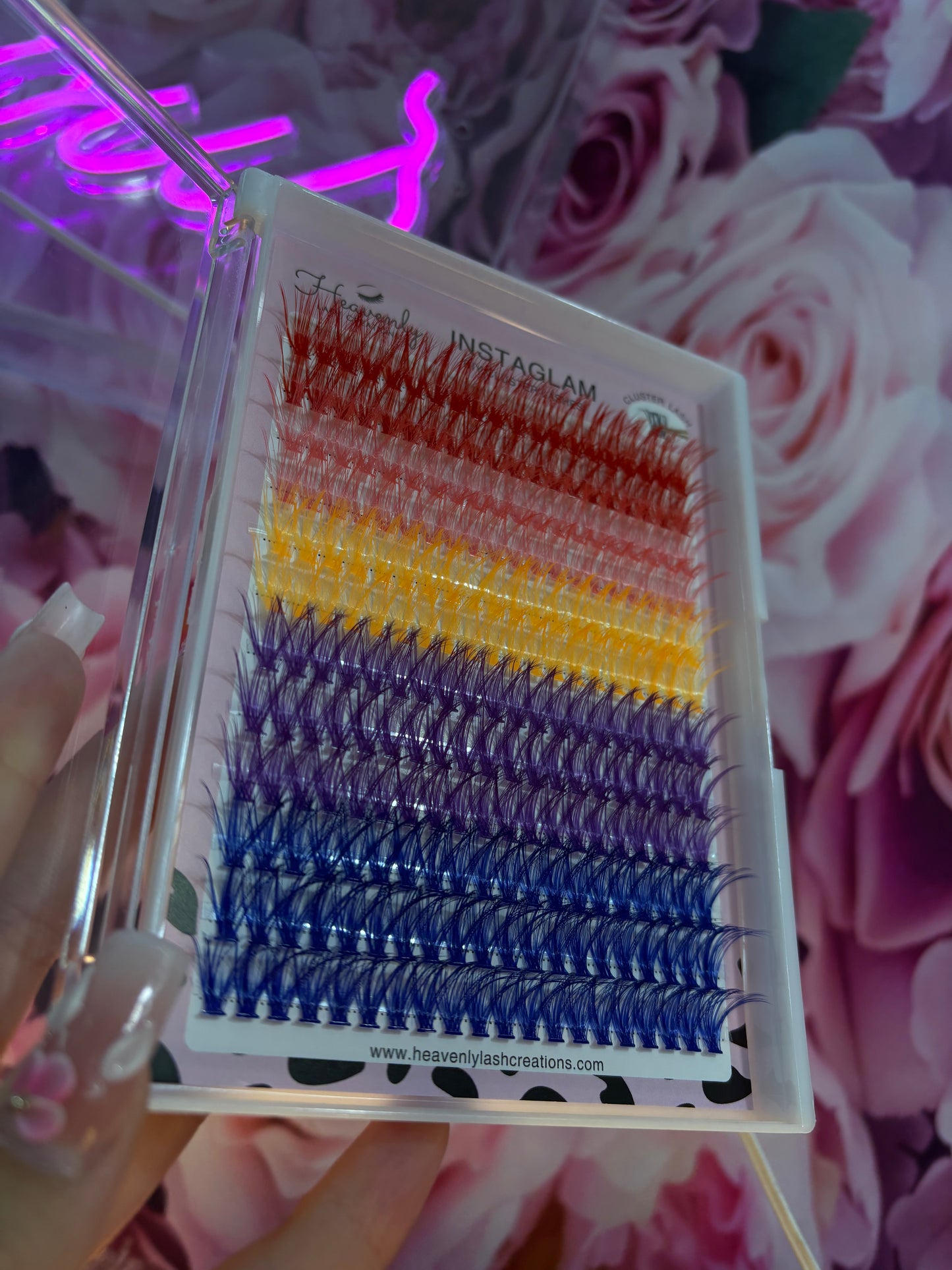 Colored Cluster Tray (40D D Curl 14mm)