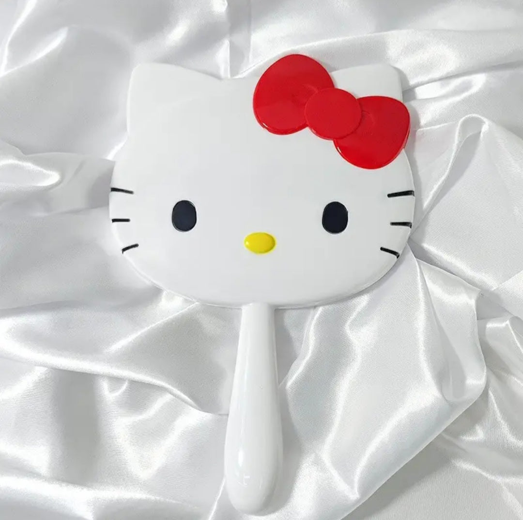 White Hello Kitty Mirror